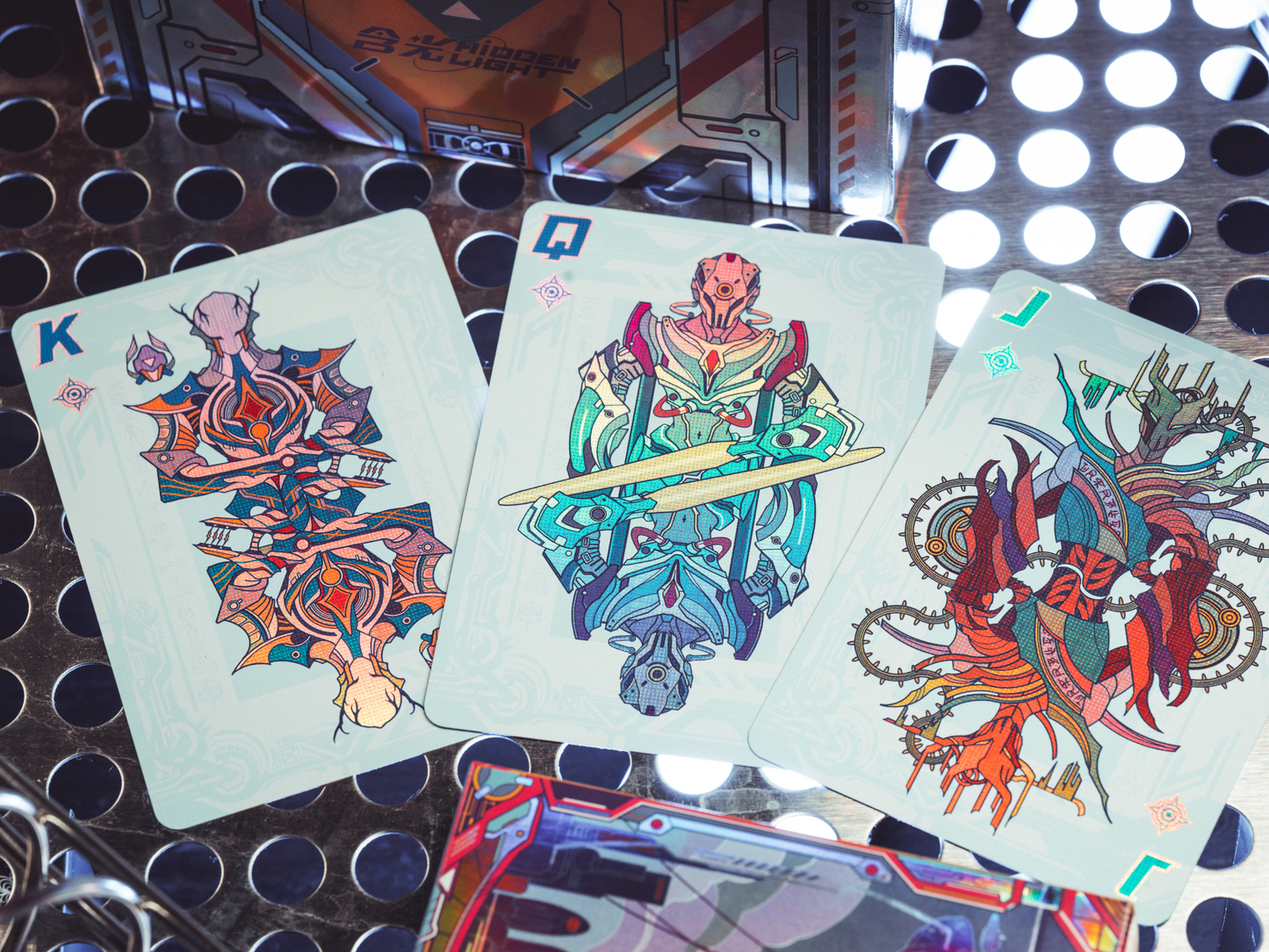 The Flying Saucer Cyberpunk Playing Cards