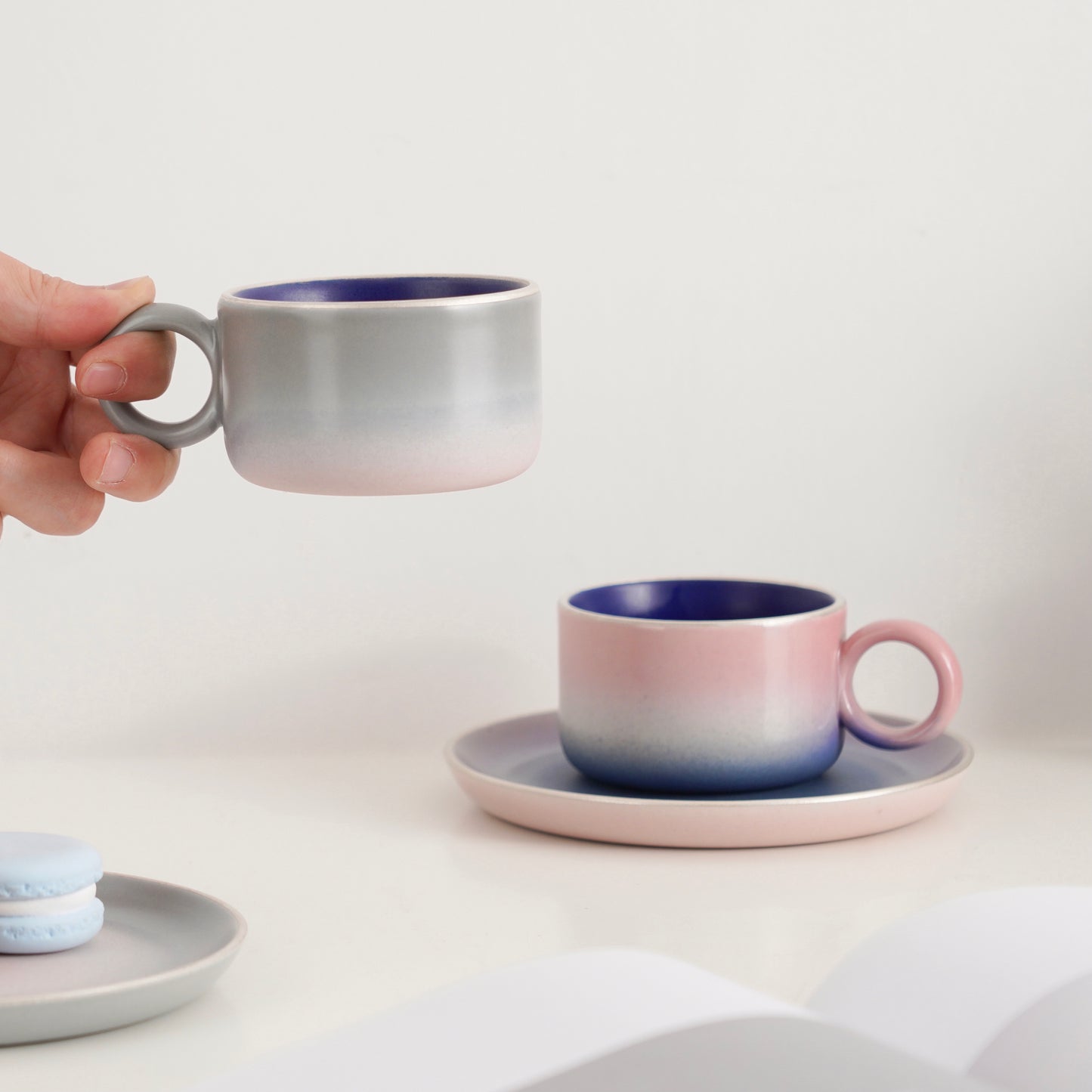 Lunar Coffee Mug & Saucer Sets