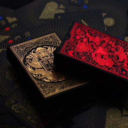 Tiger Versus Dragon Playing Cards