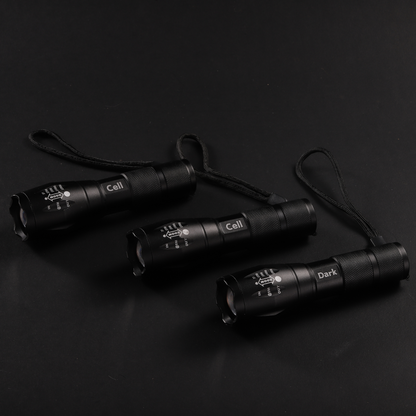 Zoomable Tactical UV Flashlight