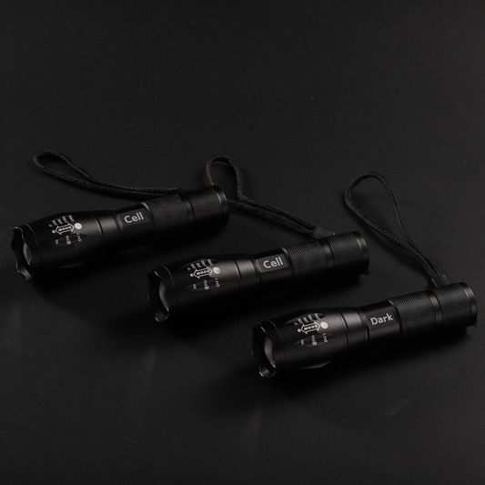 Zoomable Tactical UV Flashlight